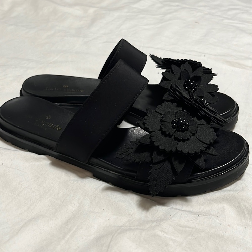 Kate Spade Beaded Flower Sandals